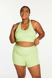 The Summer Edit: TRACK PANEL SHORT SHORT LIME