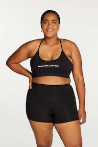 The Neutrals Edit: THIN RACER BRA ONYX