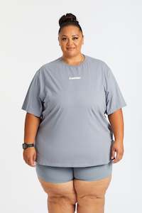 All Tops: HINE TEE DUSTY BLUE