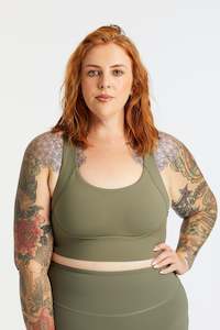 The Neutrals Edit: CURVED BUILT-IN BRA SAGE