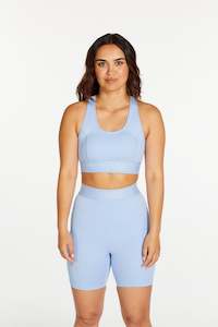 The Summer Edit: TRACK PANEL MID SHORT SKY BLUE