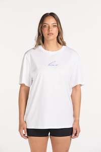 All Tops: AUAHI MANA WĀHINE TEE WHITE