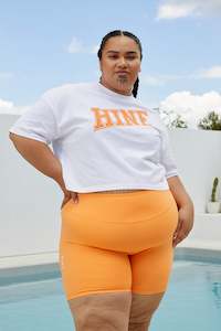 Tees: THE ORIGINAL CROP TEE WHITE