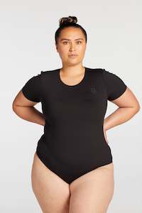 Tees: SCULPT TEE BODYSUIT ONYX