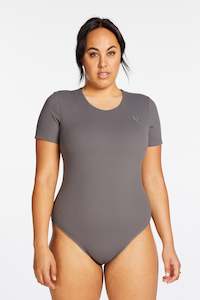 SCULPT TEE BODYSUIT STEEL