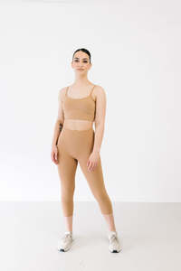STAPLE 7/8 LEGGINGS CARAMEL