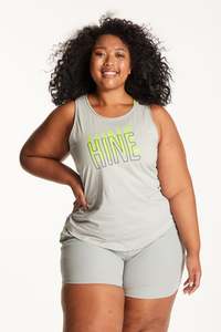 STONE GREY TANK SINGLET