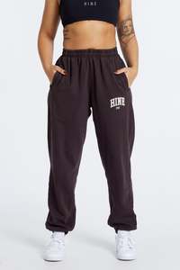 WASHED TRACKPANT ESPRESSO