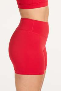 Globofilter Best Selling Index: AUAHI STAPLE MID SHORT W/ NO FRONT SEAM RED