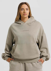 Ia Origin: ESSENTIAL OVERSIZED HOODIE SAND