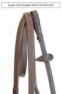 Super Grip Rubber Reins - No Notches