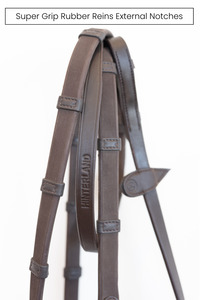 Frontpage: Super Grip Rubber Reins - External Notches