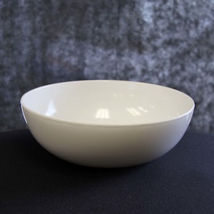 Bowl Round White Small Melamine (28cmD x 9cmH)