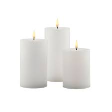 Products: LED Battery Pillar Candles Assorted sizes