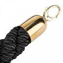 Products: Bollard Rope Black Gold ends 1.5m