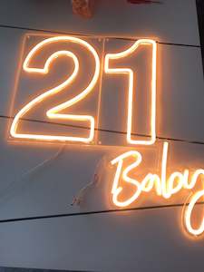 21 Baby Neon Sign