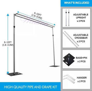 Frames: Backdrop stand for Hire | Curtain stands