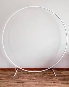 White Round Hoop