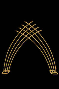 Luxe Gold Wedding Arch