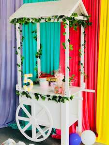 Carts: White Luxe Cart