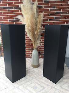 Plinths: Corflute Black Plinth