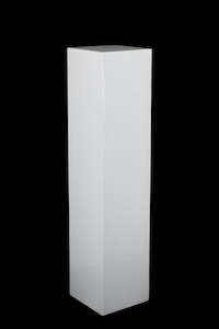 White Straight Plinth