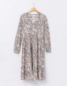 Dresses Playsuits: Tilly Tiered Dress Leopard