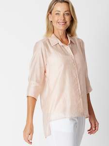 Sheer Sheen Shirt ( with cami)