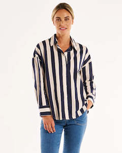 Blouses Shirts: Stripe Shirt