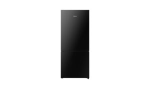 417L Bottom-Mount Fridge Black Steel