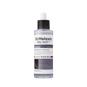 Acne Prone Skin: Dr. Melaxin PEEL SHOT EXFOLIATING BLACK RICE AMPOULE 80ML