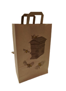 Kraft paper bags x 6 - Hive World
