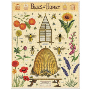 1000 Piece Vintage Bee Puzzle - Hive World