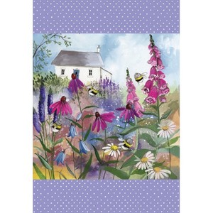 All About Bees: Alex Clark Teatowel - Hive World - English Country Design