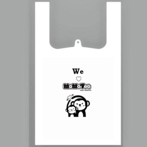 Momo Logo: LOGO Rubbish Bag 26.5*48 200PCS LOGO垃圾袋 200个/捆