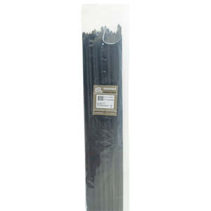 Cable Ties 9 0mm Extra Heavy Duty: ISL 1220 x 9.0mm UV Nylon Cable Tie - Blk. - 50pk