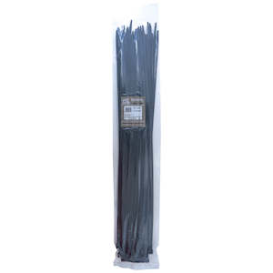 Cable Ties 9 0mm Extra Heavy Duty: ISL 760 x 9.0mm UV Nylon Cable Tie - Blk. - 50pk