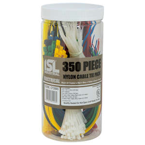 Cable Ties Assorted Packs: ISL 350pc ISL Coloured Cable Tie Assorted Pack