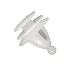 Fasteners Bulk Packs Auto Trim Fasteners: Champion Door Trim Clip White 13mm x 14mm - 50pk