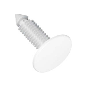 Fasteners Bulk Packs Auto Trim Fasteners: Champion Xmas Tree Clip White 21mm Head x 27mm - 50pk