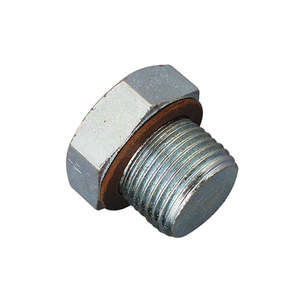 Fasteners Bulk Packs Sump Plugs: Champion No.1 - 1/2in UNF Drain (Sump) Plug W/Washer - 10pk