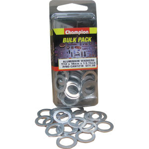 Champion M12 x 18 x 1.5mm Aluminium (Sump Plug) Washer -50pk
