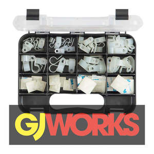 Fasteners Grab Kits: Champion GJ Grab Kit 80pc Nylon Cable Clamps