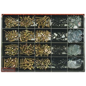 Champion Master Kit 781pc 6mm Bolt & Nut Asst GR8.8