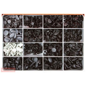 Fasteners Master Kits: Champion Master Kit 690pc Auto Trim Xmas Tree Clip Asst