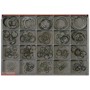 Fasteners Master Kits: Champion Master Kit 260pc Internal Circlip Asst- Metric
