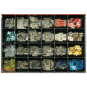 Champion Master Kit 300pc Auto Fuse Asst- Glass, Std Blade