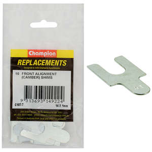 Fasteners Replacement Packs Alignment Shims: Champion Front Alignment Shim 14mm x 1mm Type 1 -10pk