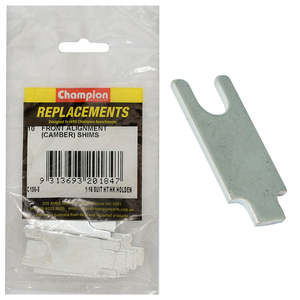 Champion 1/16in Wheel Alignment Shim-Suit HT/HK Holden-10pk