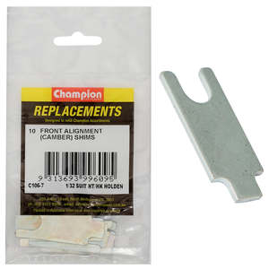 Fasteners Replacement Packs Alignment Shims: Champion 1/32in Wheel Alignment Shim-Suit HT/HK Holden-10pk